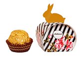 Golden Easter Bunny Praline with logo printing