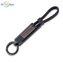 DAVOS gift set with 2 in 1 USB cable, notebook, pen, black with logo print 3