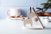 mobile phone stand shape reindeer