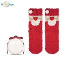 Santa vánoční ponožky v plastové koule s tiskem loga 3