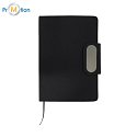 BEDFORD gift set (mug, pen, notebook), black with logo print 4