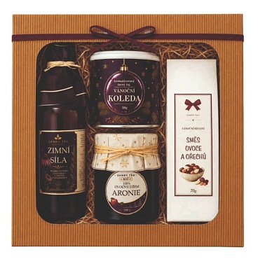 Christmas song gift set as a corporate gift with logo printing