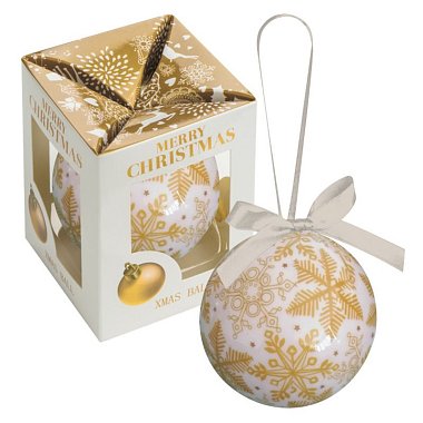 Christmas ball of gold