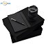 DALLAS gift set, black thermo cup, pen, notebook, logo print