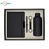 GRACE gift set, black (thermos, pen, pendant, laser logo)