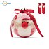 Santa Christmas socks in plastic balls with logo printing