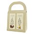 winter Christmas coffee pralines and eggnog with logo print