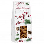 almonds, gingerbreads, cranberries with logo printing