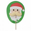 chocolate Santa beard with print logo