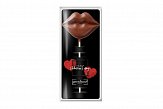 chocolate lollipop lips with print logo