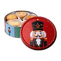 Danish cookies in a Nutcracker tin box