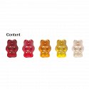 rubber bears with logo print