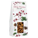 almonds, gingerbreads, cranberries with logo printing