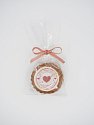 advertising cookie Circle with advertising print and decoration 2