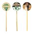 Round advertising lollipop with custom printing