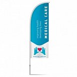 advertising beachflag flag with logo print