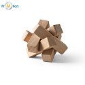NIVEK. Bambusové puzzle s tlačou loga 2