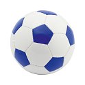 fotbalový míč s reklamní tiskem loga, modrá