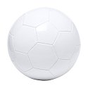 futbalová lopta s reklamnou tlačou loga, biela