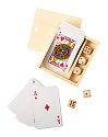 set of games with cards and dice