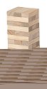Dřevěná stavebnice - věž s tiskem loga
