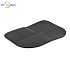 Folding seat cushion, seat cushion, black, logo print
