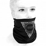 neckerchief, multifunctional scarf, silver bandana and custom logo printing