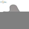 GUA SHA GLOW masážny kameň, strieborná s laserom loga