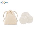 Set of reusable facial cleansing pads, logo printing