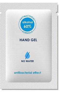 dezinfekčný antibakteriálny gel na ruky v jednorázovom balení 7ml